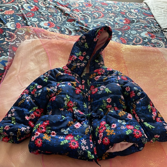 2T Outfit Puffer Coat Pants and TShirt New - Picture 2 of 10